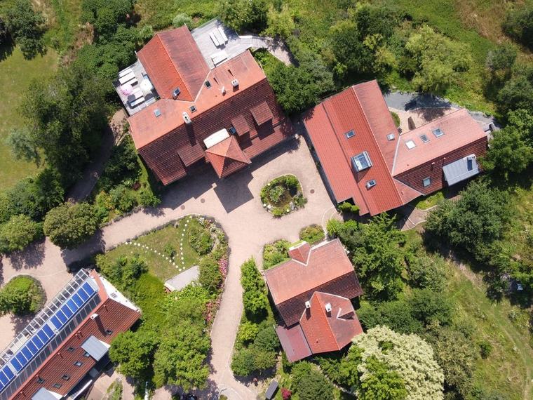 Das Gelände aus der Luft